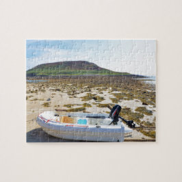 Dinghyn på stranden pussel
