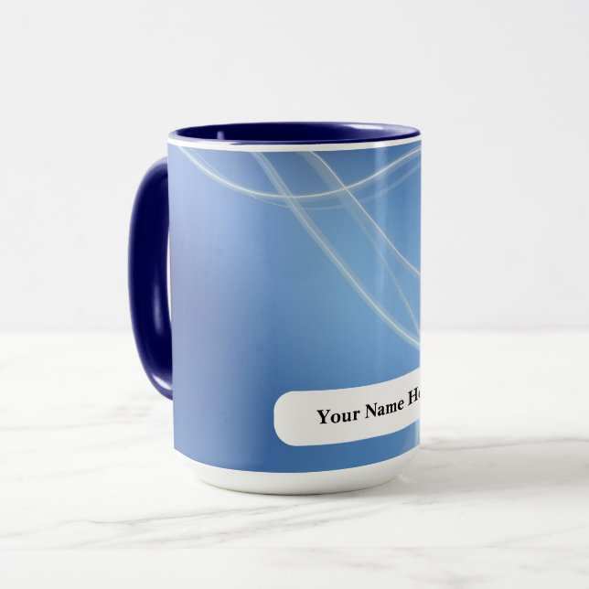 Dingin Icy Pearl Ångraklinjer Mugg (Framsida vänster)