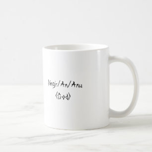 Dingir Sumerian Cuneiform Mugg An El Namn Gud