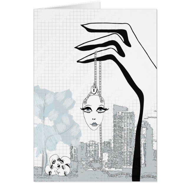 Dingla Participles Hälsningskort (Framsidan)