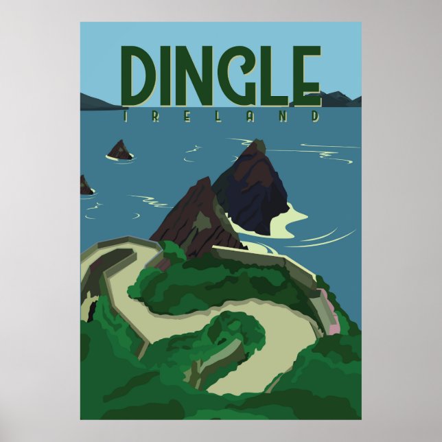 Dingle Ireland Poster (Framsidan)