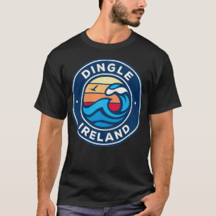 Dingle Ireland Vintage Nautical Vågar Design T Shirt