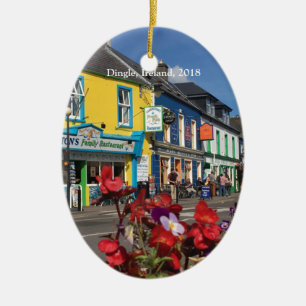 Dingle Irland Julgransprydnad Keramik