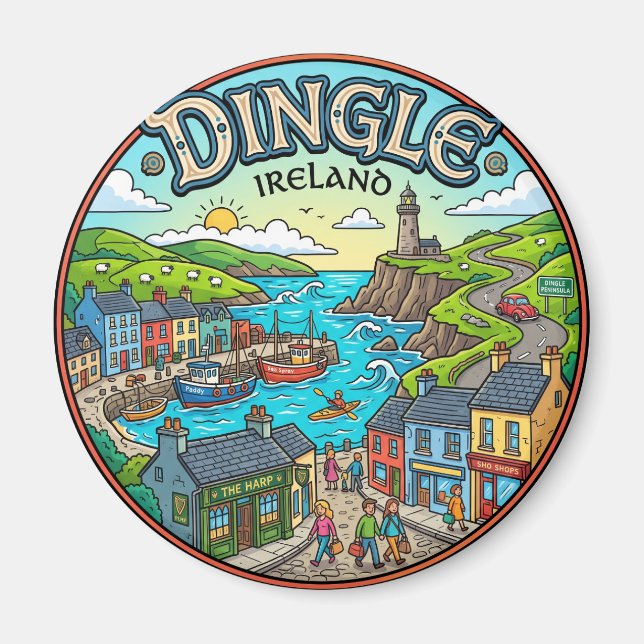 Dingle Irland Magnet (Framsidan)