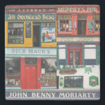 Dingle Pubs Collage, Irish Underlägg. Irland Underlägg Sten<br><div class="desc">Dingle Pubs Collage,  Irish Underlägg. Irland</div>