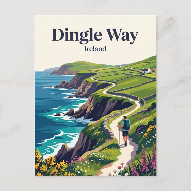 Dingle Way Irland Vykort (Framsida)