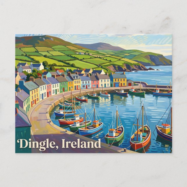 Dinglehalvön Irland Vykort (Framsida)