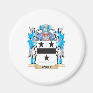 Dinglevapensköld - familjvapensköld magnet