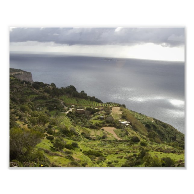 Dingli Cliffs, Malta Fototryck (Framsidan)