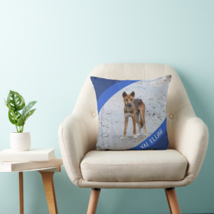 Dingo Australia Vild Hund Anpassningsbar Blue Boys Kudde