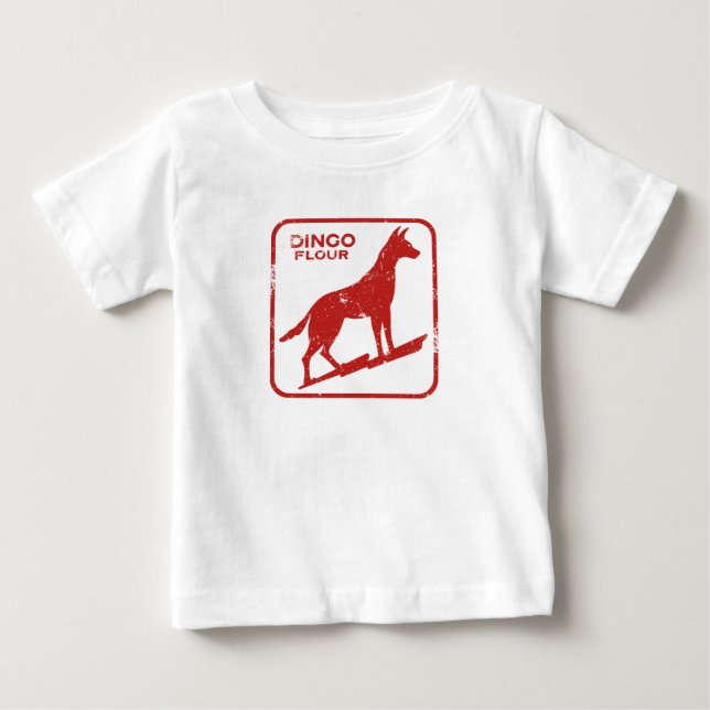Dingo Flour Baby T-Shirt (Framsida)