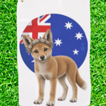 Dingo Lite stycke Australien golfhandduk