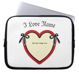 Dingus Bows & Heart-Personlig Laptop Fodral
