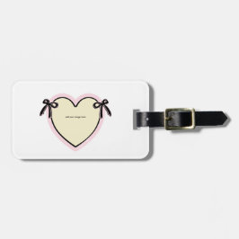 Dingus Bows & Heart Personlig Tote Bag Bagagebricka