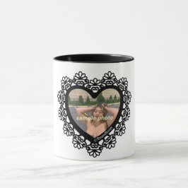 Dingus Heart Snöre Ram mugg