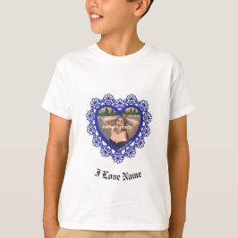 Dingus Heart Snöre Ram T Shirt