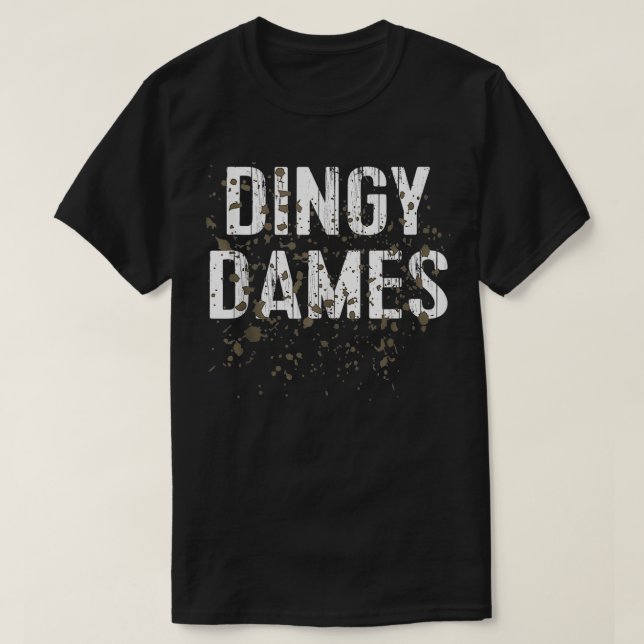Dingy Dames Womens Lera Team Funny Lera Springa T Shirt (Design framsida)