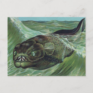 Dinicthys Prehistoriska Animal Vykort