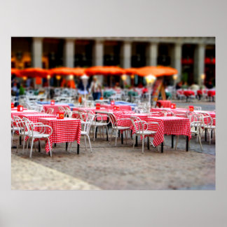 Dining i öppen Luft Poster