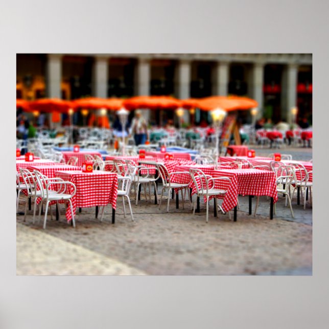 Dining i öppen Luft Poster (Framsidan)