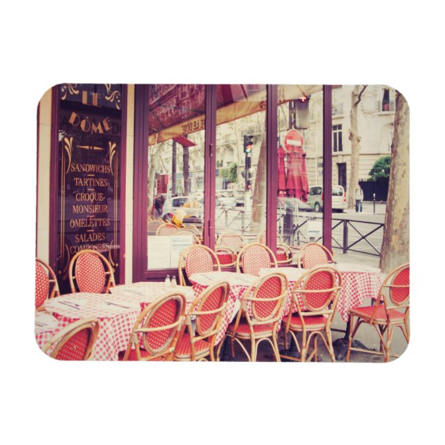 Dining in Paris Al Fresco Magnet (Horisontell)