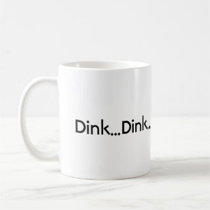 Dink Dink Boom Pickleball Dinking Orange Bombs Kaffemugg