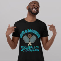 Dink & Dominera Pickleball Munk Sport Grafik