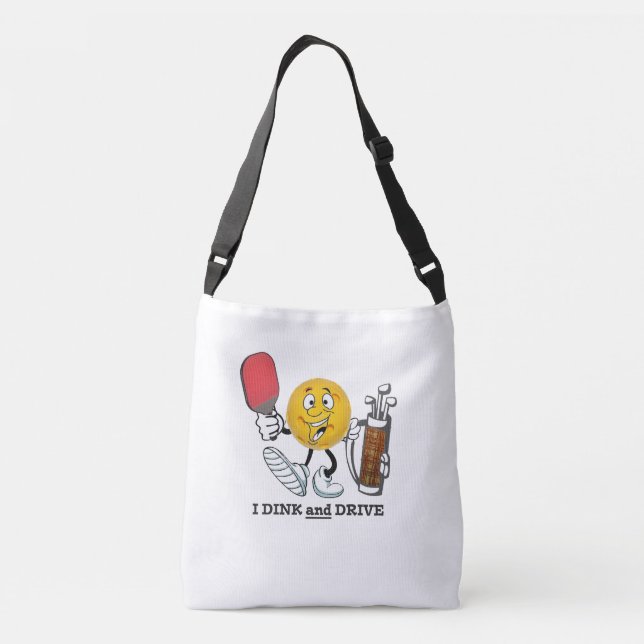 Dink & Drive (pickleball & golf) Axelväska (Baksida)