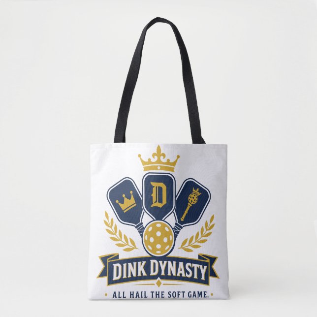 Dink Dynasty - Pickleball Kungligheter Tygkasse (Framsida)