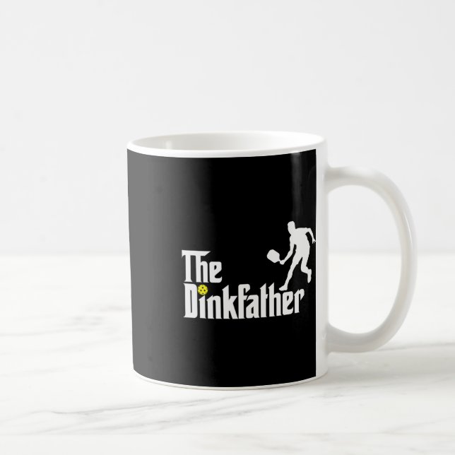 Dink Far Pickleball Pappa Funny Pickleball Kaffemugg (Höger)