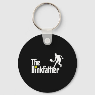 Dink Far Pickleball Pappa Funny Pickleball Nyckelring