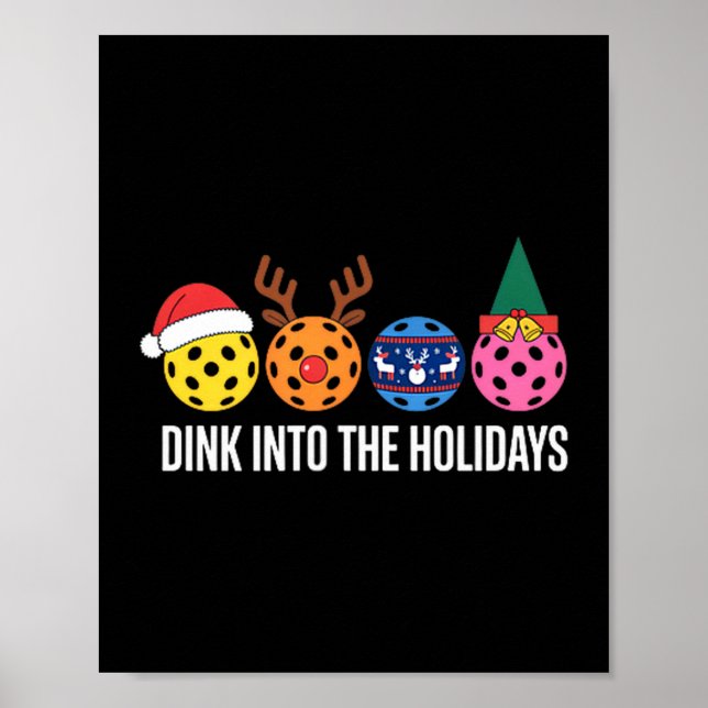 Dink in i julen julglädje för picklebal poster (Framsidan)
