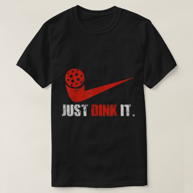 Dink it Pickleball Player Fläkt Gift T Shirt (Design framsida)