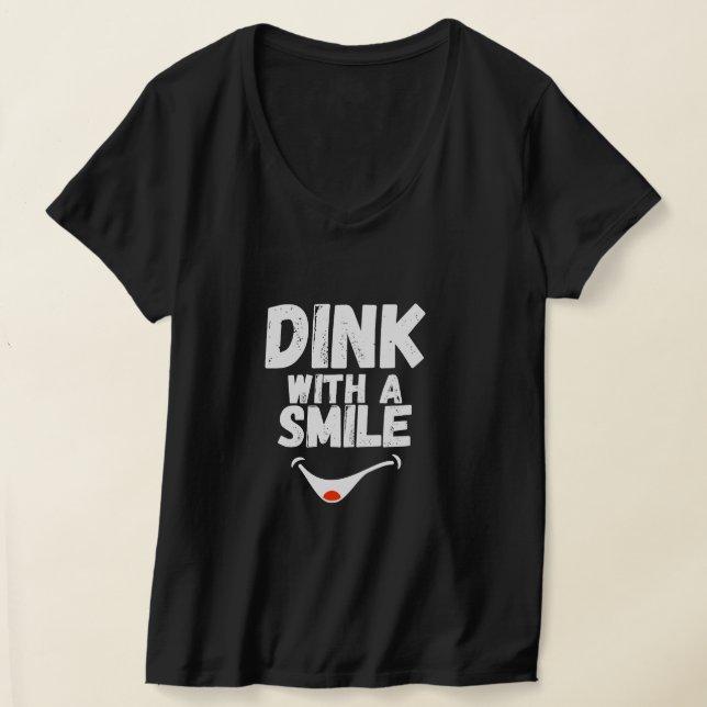 Dink med en gladpickleball-mammatröja | Söt Pick T Shirt (Laydown)