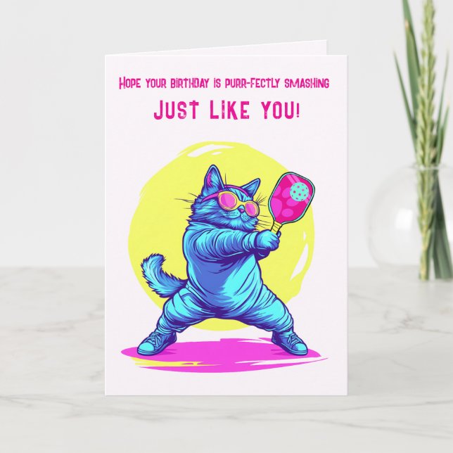 Dink som ett katt helgkort (Framsida)