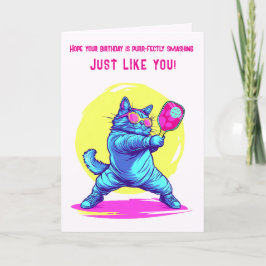 Dink som ett katt helgkort