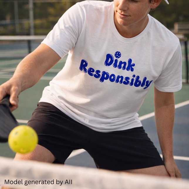 Dinka Ansvarigt - Roligt Pickleball-present T Shirt (Skapare uppladdad)