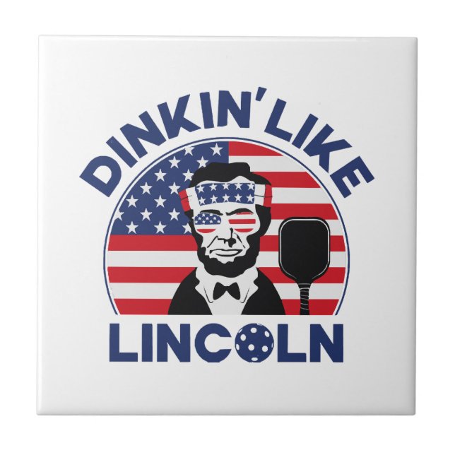 Dinka som Lincoln Kakelplatta (Framsidan)