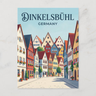 Dinkelsbühl Tyskland Vykort