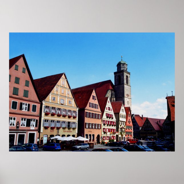 Dinkelsburhl Skriv ut Poster (Framsidan)