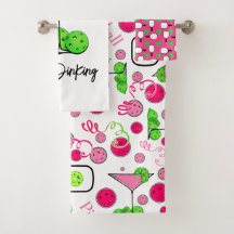 Dinking Cosmo Rosa Cocktail, Pickleball Limes