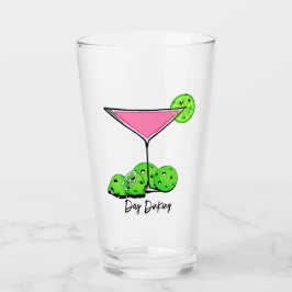 Dinking Cosmo Rosa Cocktail, Pickleball Limes Glaskopp