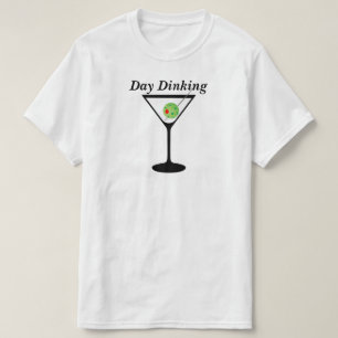 Dinking dag - Pickleball Martini Olive Pickleball T Shirt