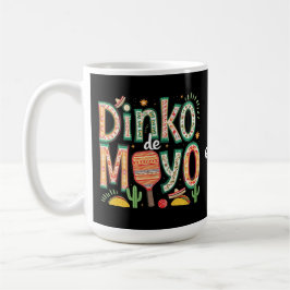 Dinko de Mayo Funny Cinco de Mayo Pickleball Pun Kaffemugg