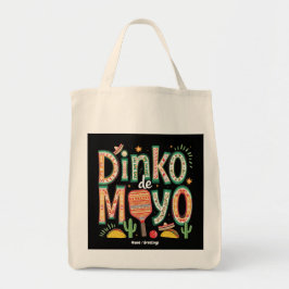 Dinko de Mayo Funny Cinco de Mayo Pickleball Pun Tygkasse