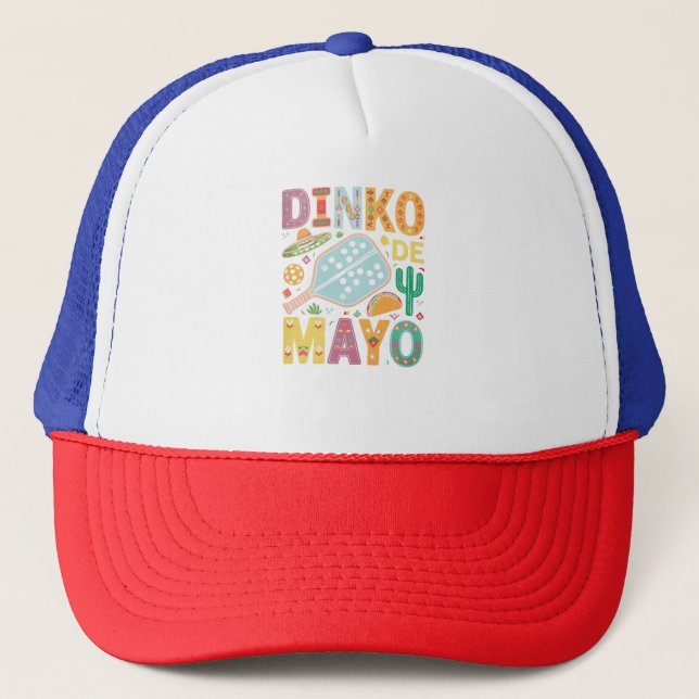 Dinko De Mayo Pickleball Cinco De Mayo Pickl Keps (Framsida)