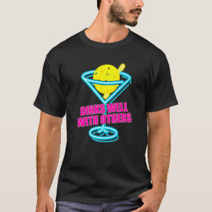 Dinks well with other Pickleball Player Manar Wome T Shirt