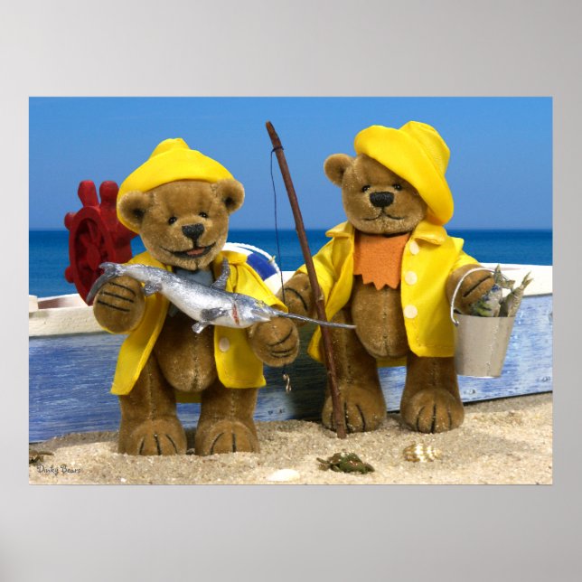 Dinky Bears: Fiskare Poster (Framsidan)