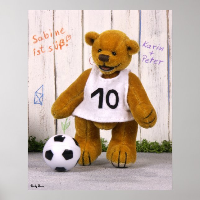 Dinky Bears fotbollsspelare Poster (Framsidan)