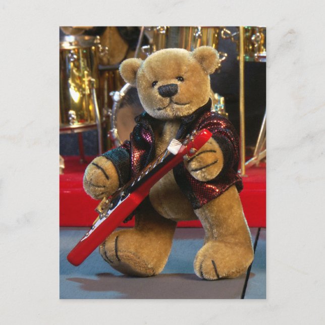 Dinky Bears Guitarist Vykort (Framsida)